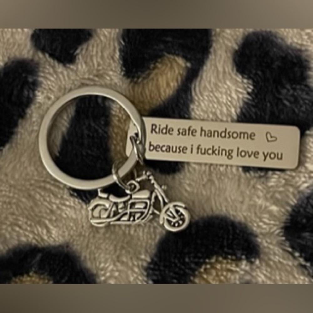 COPY - Motorcycle Riders Keychain From Loved One